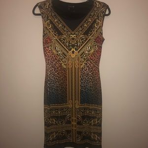 Spandex patterned dress